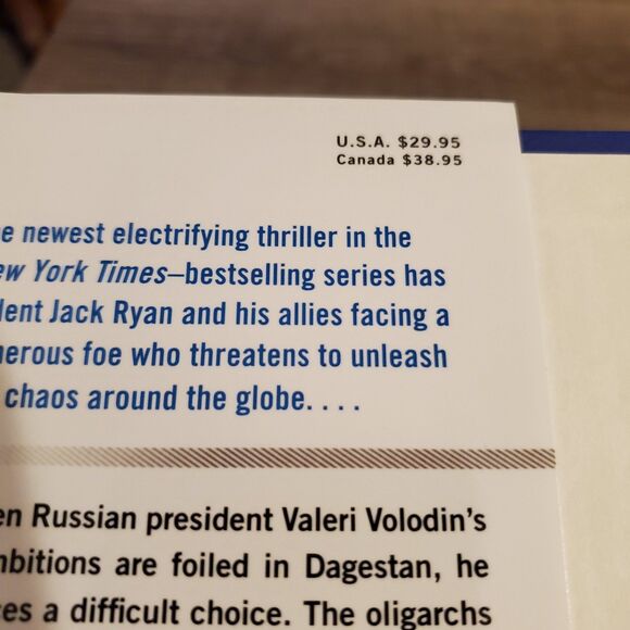 Tom Clancy Commander in Chief hardcover book - Picture 7 of 8